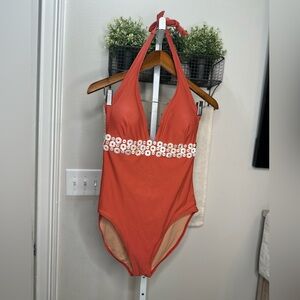 ☀️ One Piece Swimsuit - Super Pretty Burnt Orange Color - Size 12